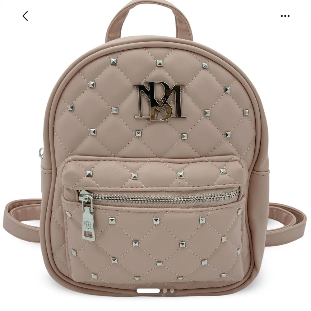 Badgley Mischka studded mini packpack